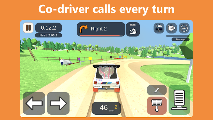 Lowpoly Rally: Offline Racing screenshot