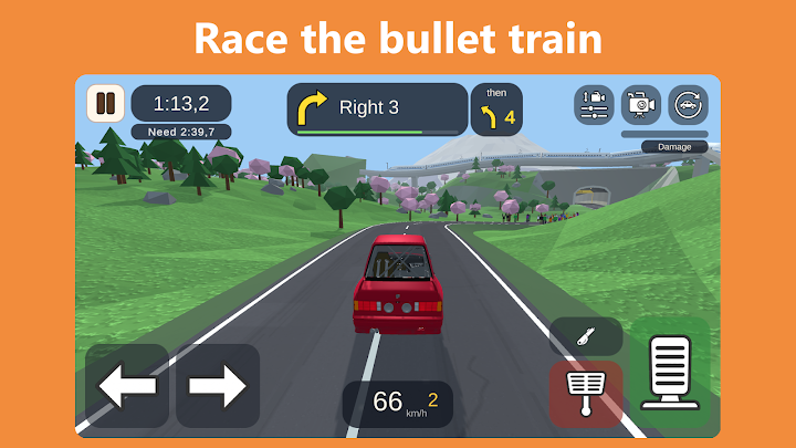 Lowpoly Rally: Offline Racing screenshot